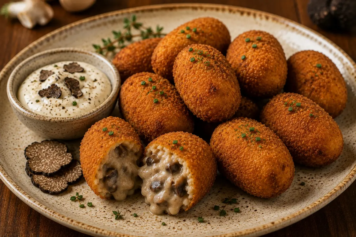 Croquetas De Boletus Y Trufa